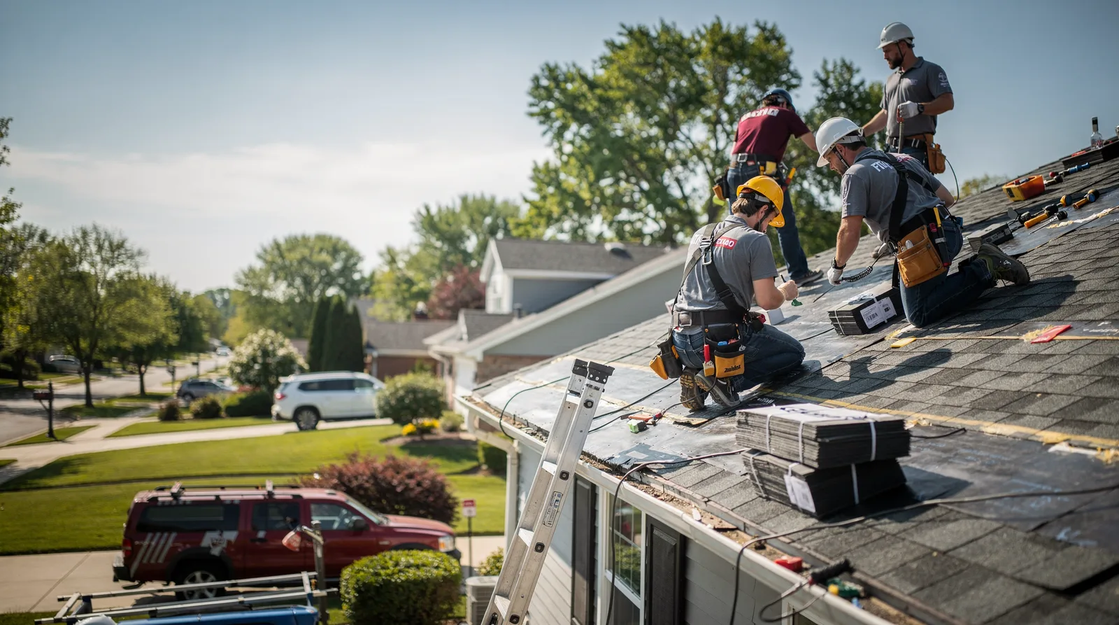 Roof Repair in Yorkville, IL around you